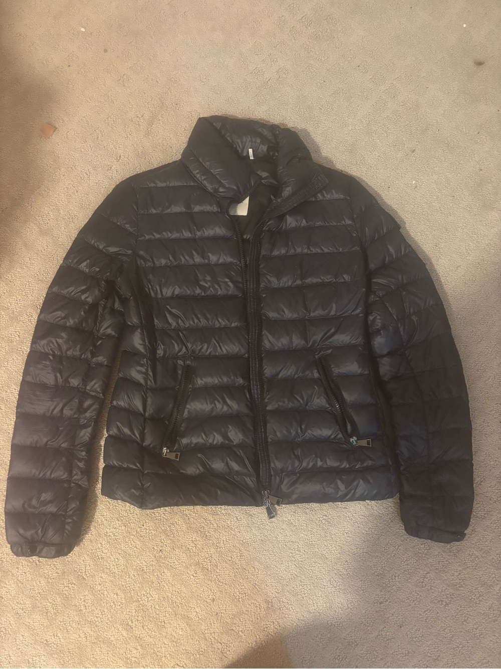 Navy Moncler jacket